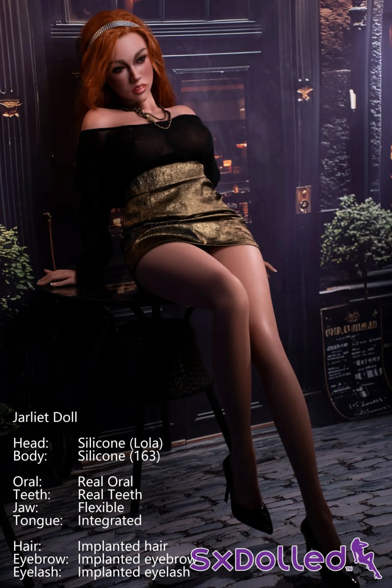 Lola B (I-Cup) (163cm) | Tanned Red Head Sex Doll | Jarliet I-Cup / 163cm / Orange Sex Doll