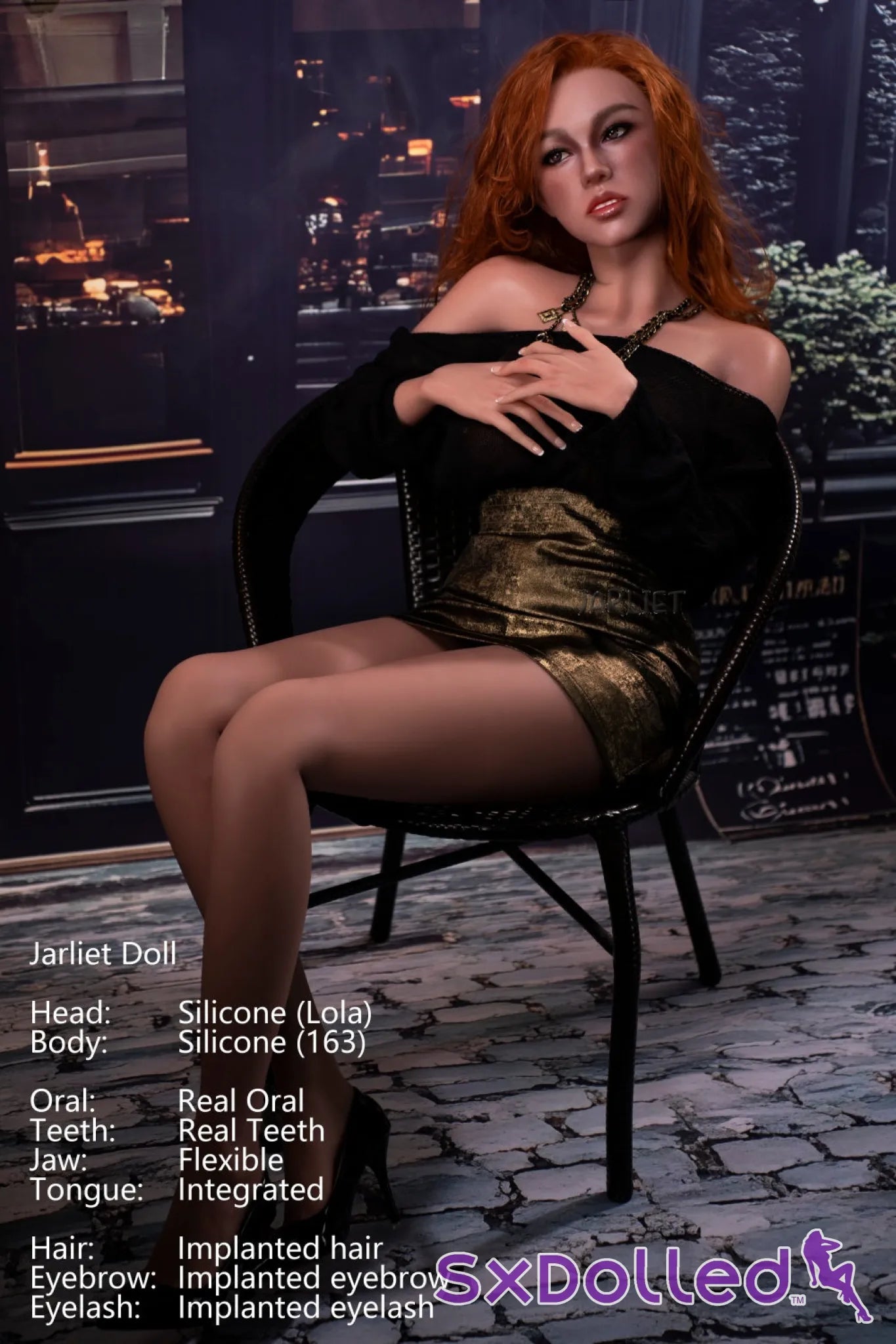 Lola B (I-Cup) (163cm) | Tanned Red Head Sex Doll | Jarliet I-Cup / 163cm / Orange Sex Doll