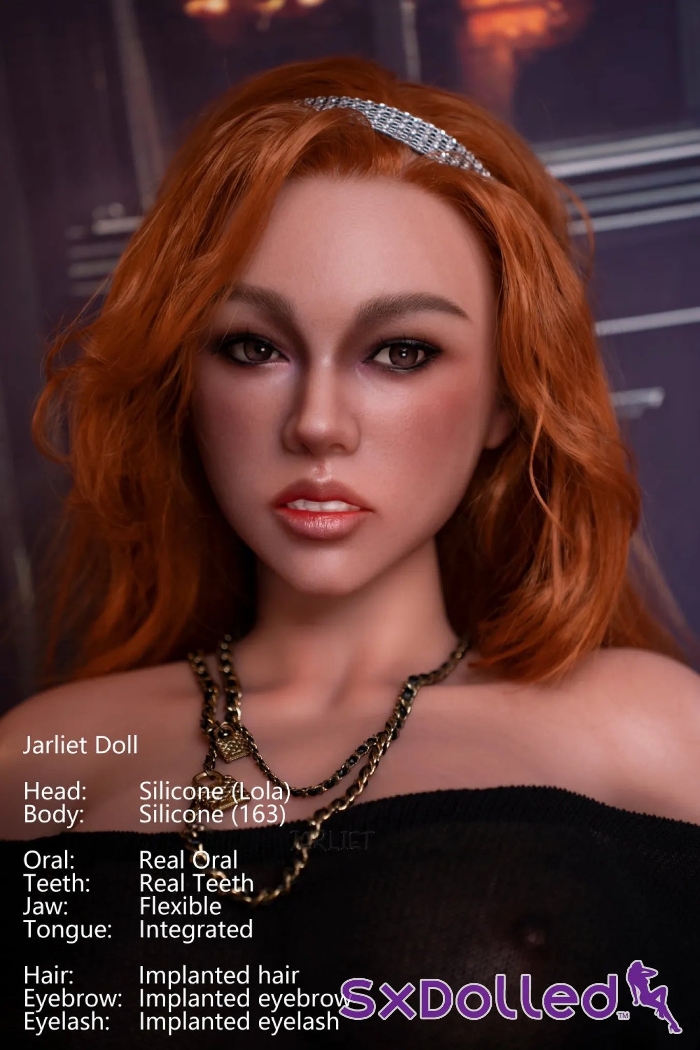 Lola B (I-Cup) (163cm) | Tanned Red Head Sex Doll | Jarliet I-Cup / 163cm / Orange Sex Doll