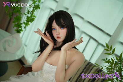 Lolis A (F-Cup) (150cm) | Black-Haired White Dress Sex Doll | Yue Doll - F-Cup / 150cm / Black - Sex Doll