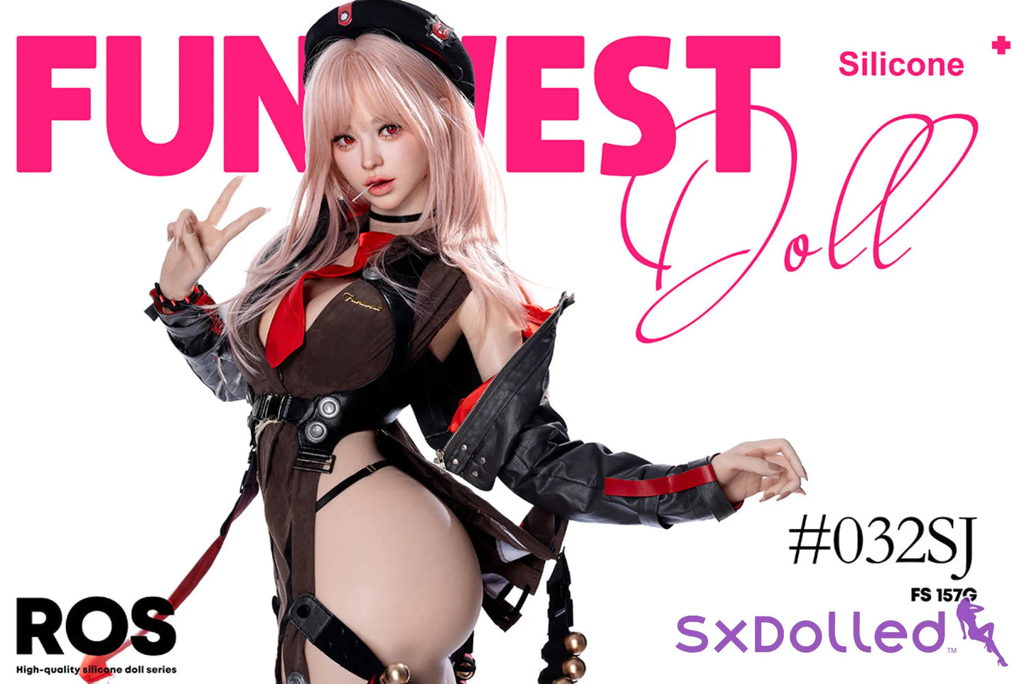 Lucy F (G-Cup) (157cm) | Game Cosplay Sex Doll | Funwest Doll - G-Cup / 157cm / Pink - Sex Doll
