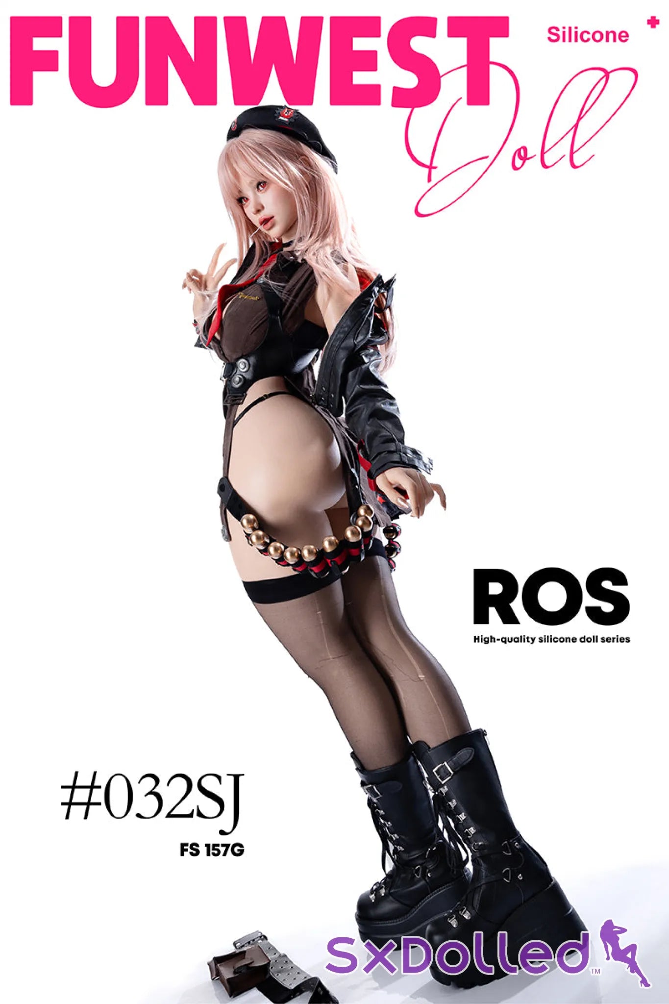 Lucy F (G-Cup) (157cm) | Game Cosplay Sex Doll | Funwest Doll - G-Cup / 157cm / Pink - Sex Doll