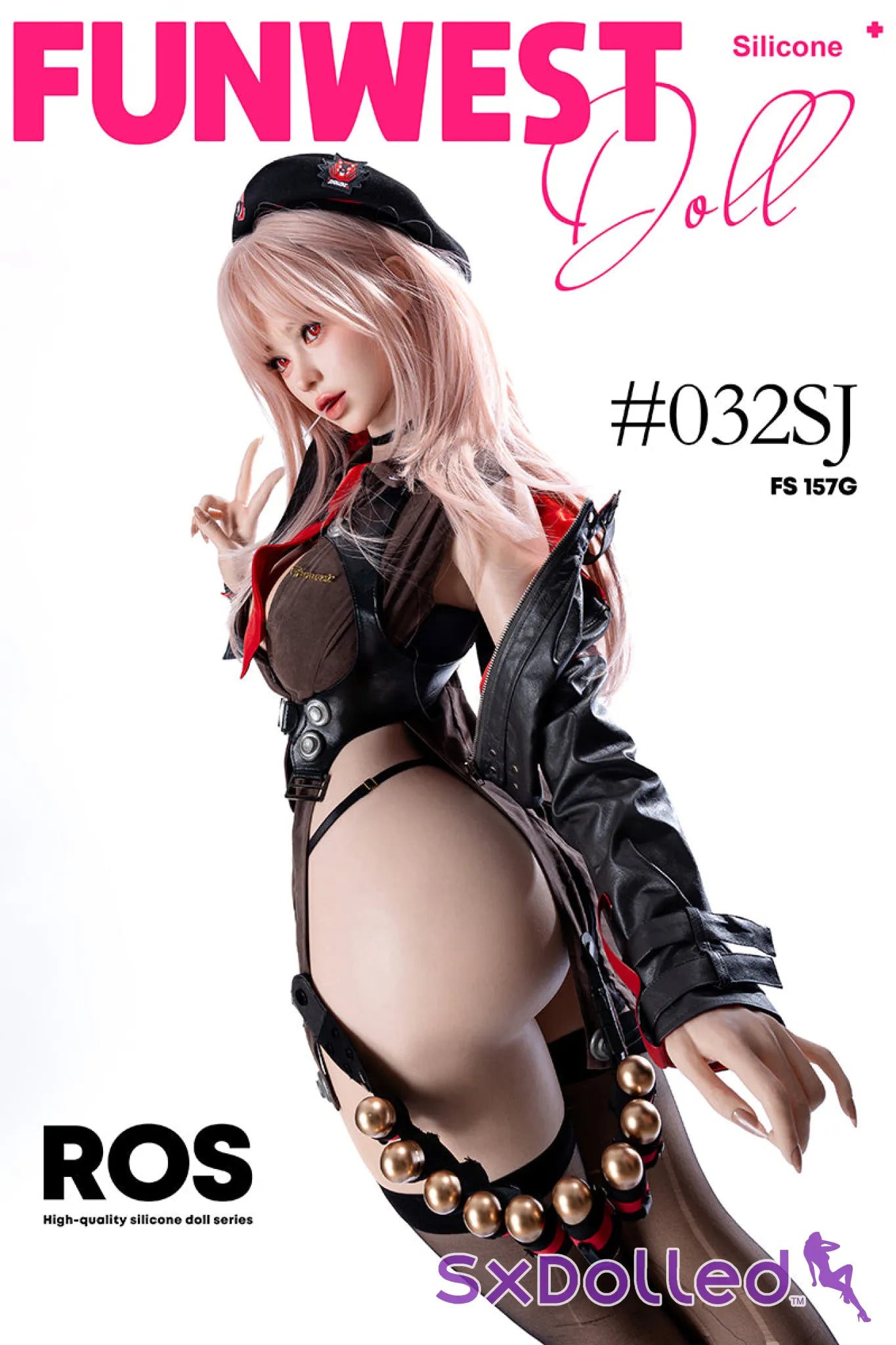 Lucy F (G-Cup) (157cm) | Game Cosplay Sex Doll | Funwest Doll - G-Cup / 157cm / Pink - Sex Doll