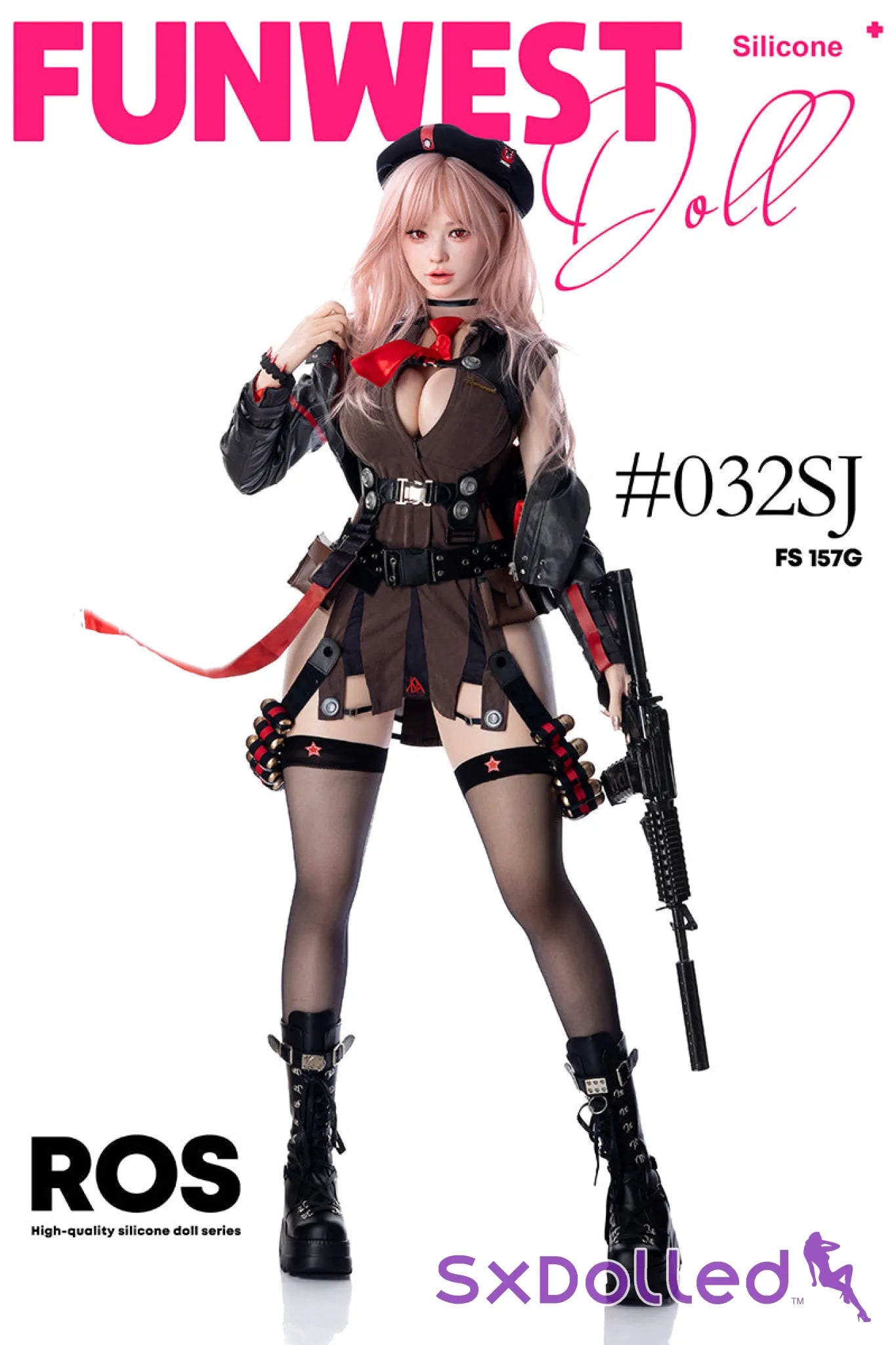 Lucy F (G-Cup) (157cm) | Game Cosplay Sex Doll | Funwest Doll - G-Cup / 157cm / Pink - Sex Doll