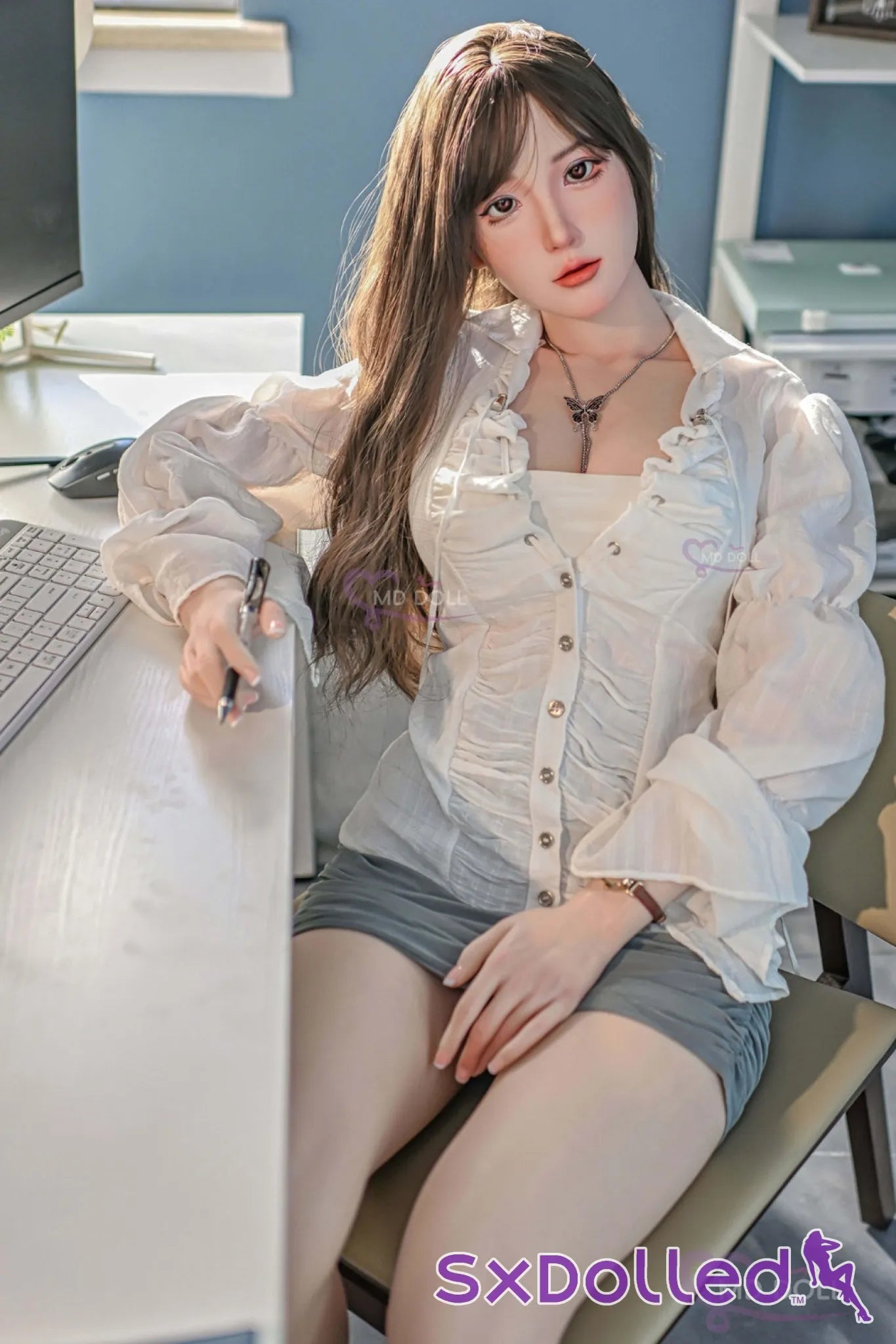 Lulu A (C-Cup) (166cm) | Brunette Asian Pear Sex Doll | MD Doll C-Cup / 166cm / Brunette Sex Doll