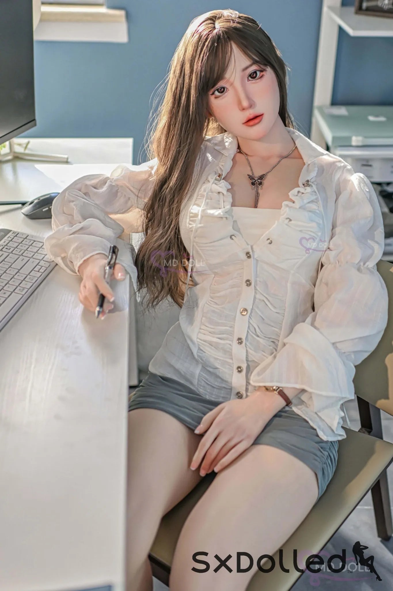 Lulu A (C-Cup) (166cm) | Brunette Asian Pear Sex Doll | MD Doll C-Cup / 166cm / Brunette Sex Doll