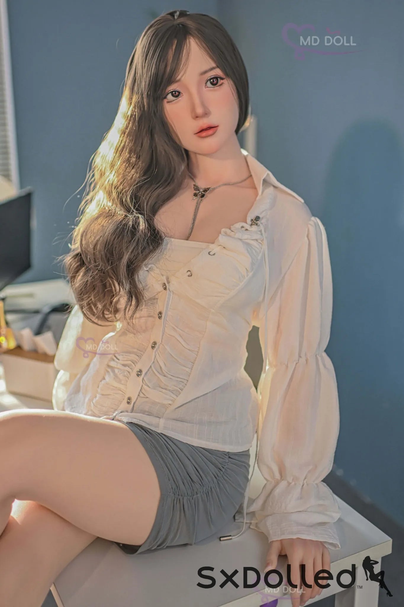 Lulu A (C-Cup) (166cm) | Brunette Asian Pear Sex Doll | MD Doll C-Cup / 166cm / Brunette Sex Doll