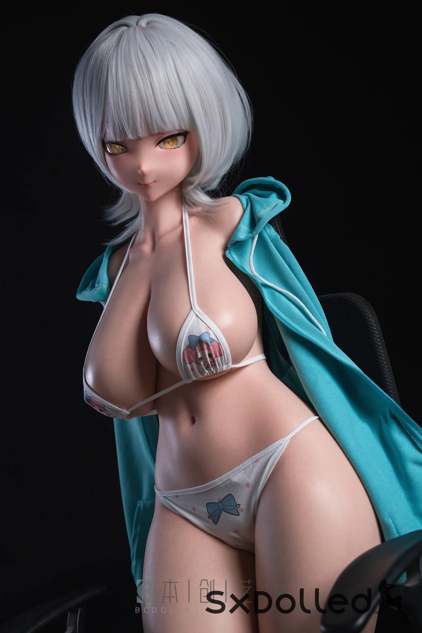 Lumina B (J-Cup) (101cm) | Thick Anime Sex Doll Torso | BC Doll J-Cup / 101cm / Grey Sex Torso