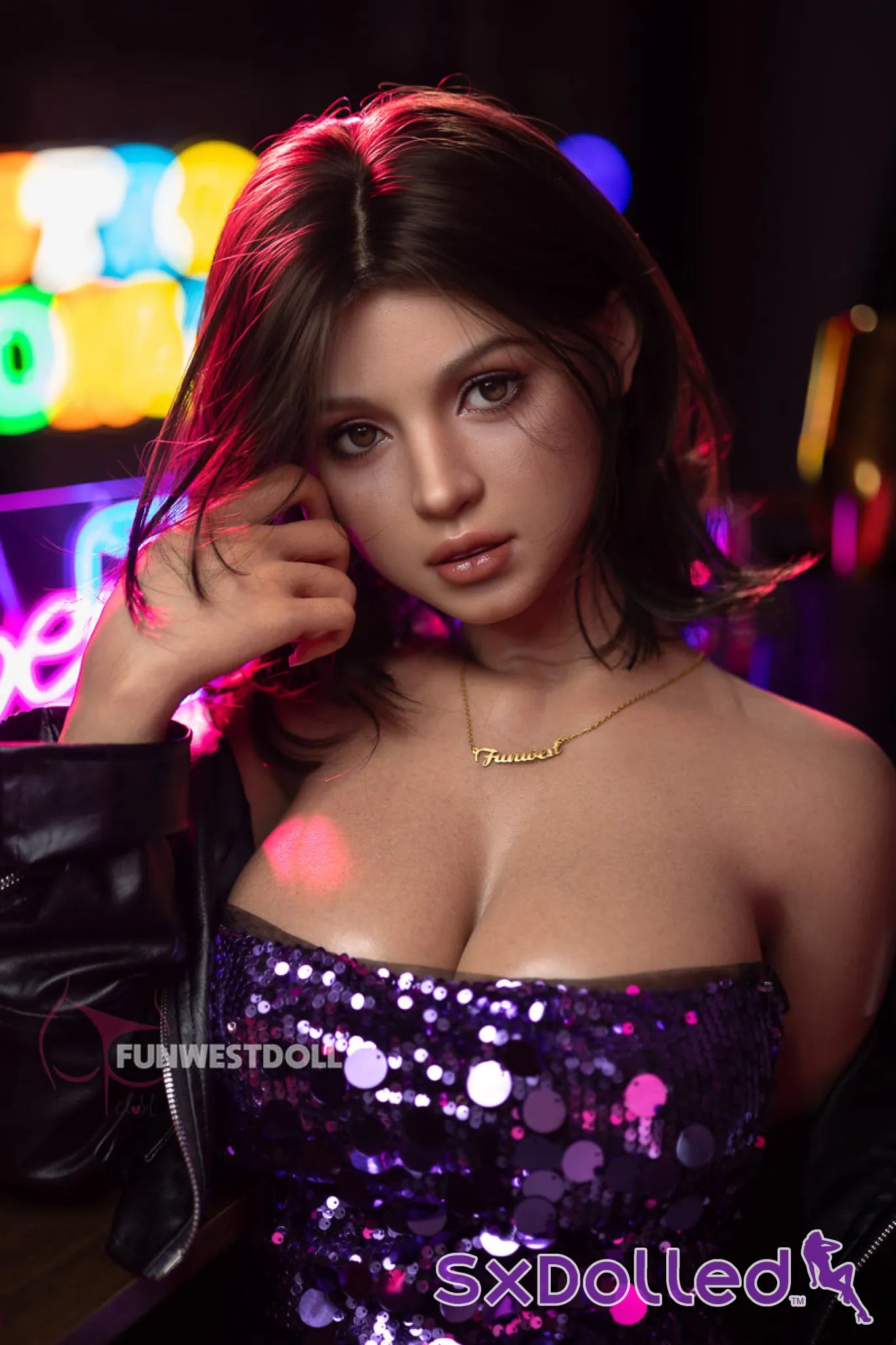Lyra A (G-Cup) (157cm) | Tanned Latina Sex Doll | Funwest Doll G-Cup / 157cm / Brunette Sex Doll