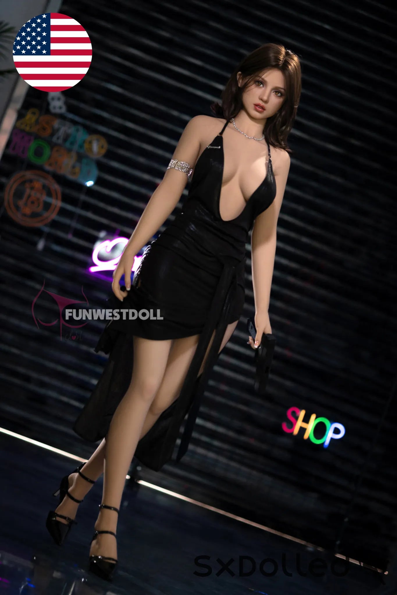 Lyra B (F-Cup) (159cm) | Brunette Sexy Latino Sex Doll | Funwest Doll F-Cup / 159cm / Brunette Sex Doll