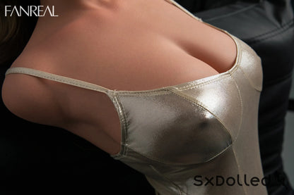 Manddy (F-Cup) (111cm) | Realistic Ebony Sex Doll Torso | Fanreal F-Cup / 111cm / Brunette Sex Doll