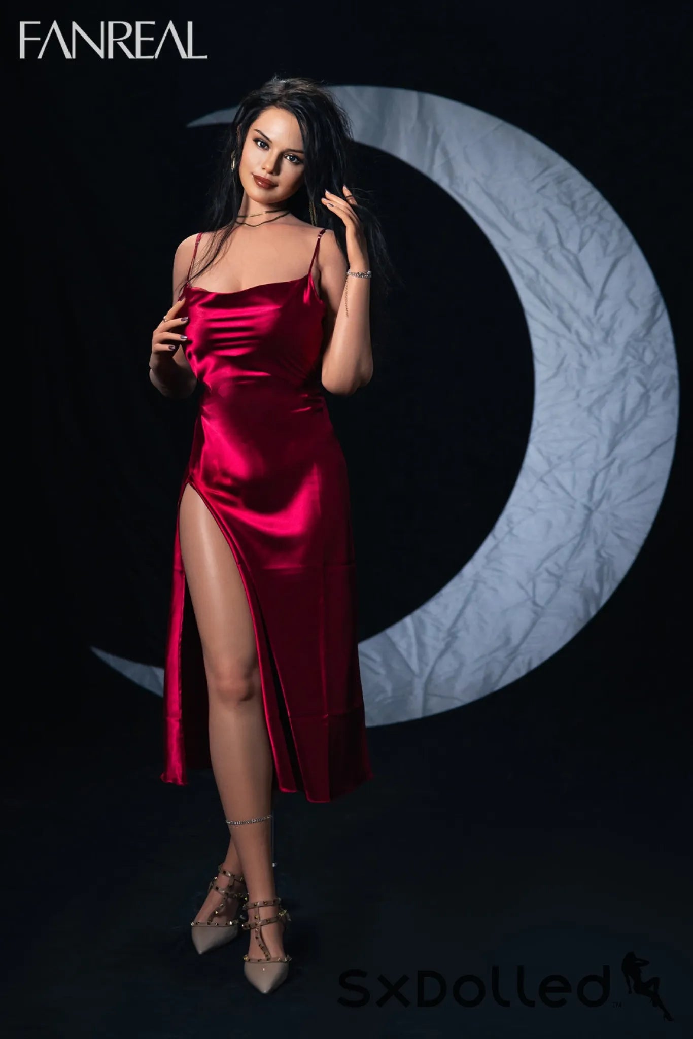 Maria A (F-Cup) (168cm) | Happy Latina Realistic Sex Doll | Fanreal F-Cup / 168cm / Black Sex Doll