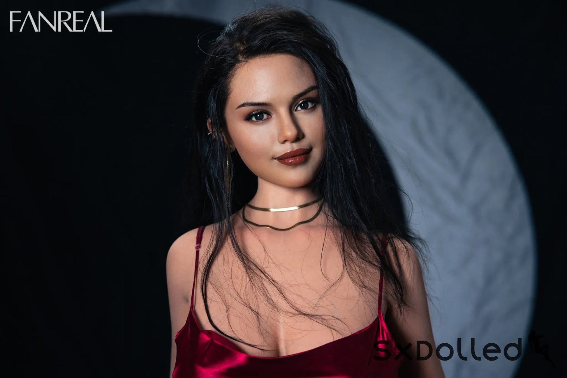 Maria A (F-Cup) (168cm) | Happy Latina Realistic Sex Doll | Fanreal F-Cup / 168cm / Black Sex Doll