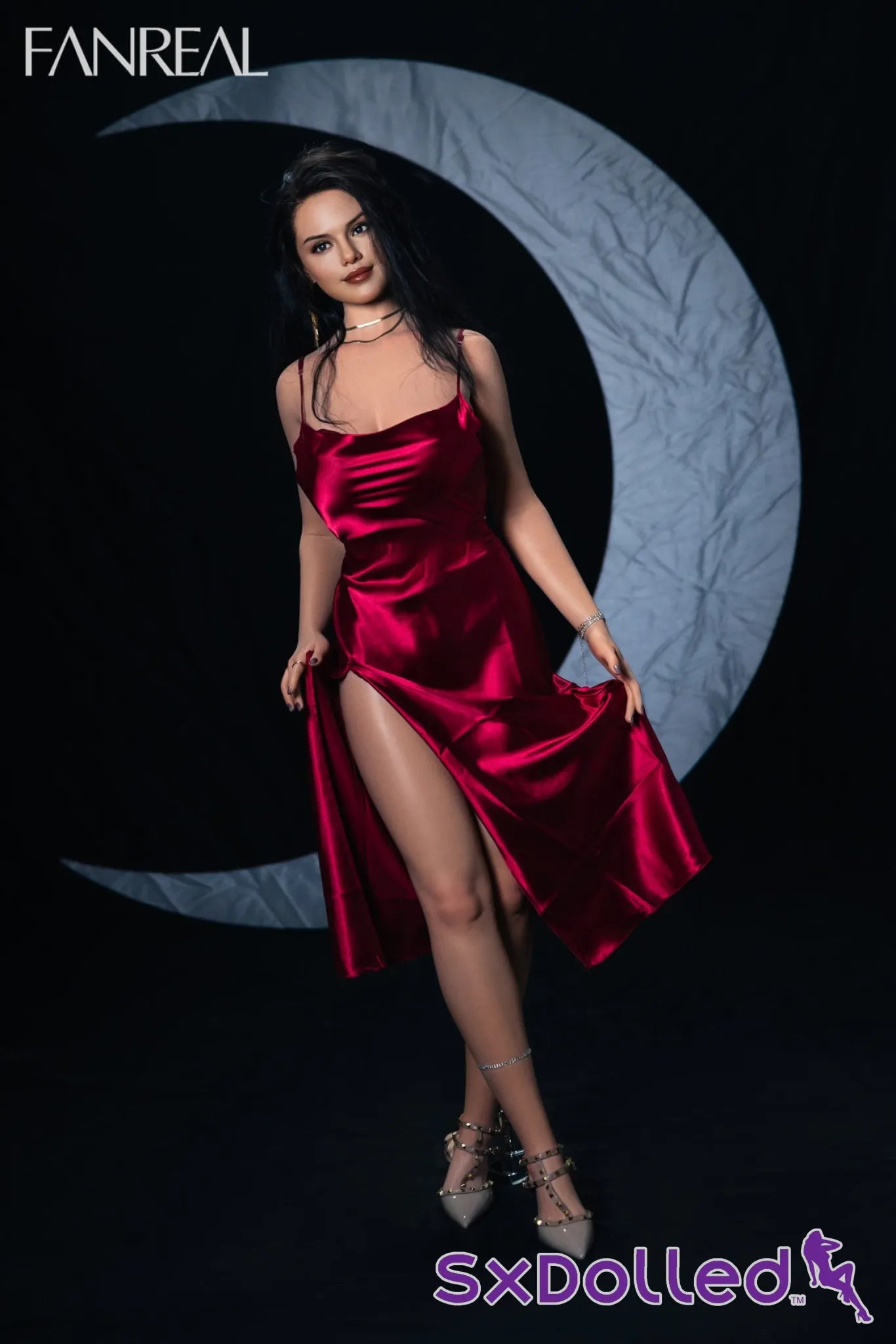 Maria A (F-Cup) (168cm) | Happy Latina Realistic Sex Doll | Fanreal F-Cup / 168cm / Black Sex Doll