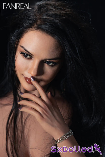 Maria A (F-Cup) (168cm) | Happy Latina Realistic Sex Doll | Fanreal F-Cup / 168cm / Black Sex Doll