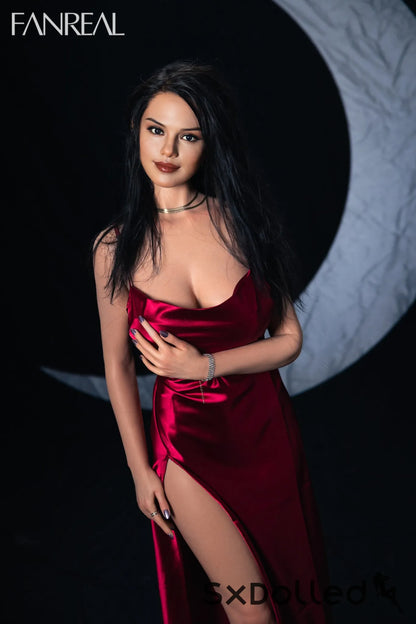 Maria A (F-Cup) (168cm) | Happy Latina Realistic Sex Doll | Fanreal F-Cup / 168cm / Black Sex Doll