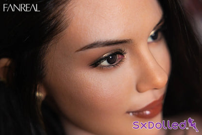 Maria A (F-Cup) (168cm) | Happy Latina Realistic Sex Doll | Fanreal F-Cup / 168cm / Black Sex Doll