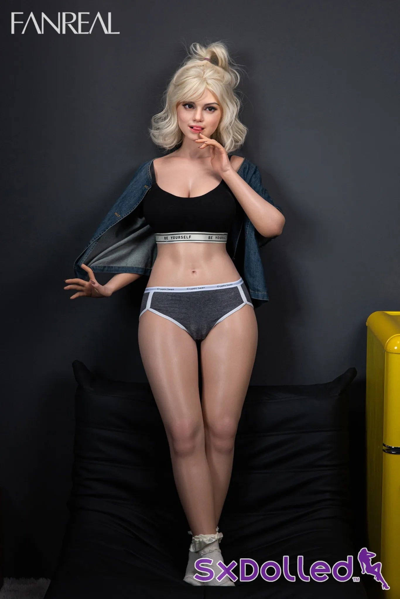 Maria B (F-Cup) (155cm) | Latina Sex Doll with Freckles | Fanreal F-Cup / 155cm / Blonde Sex Doll