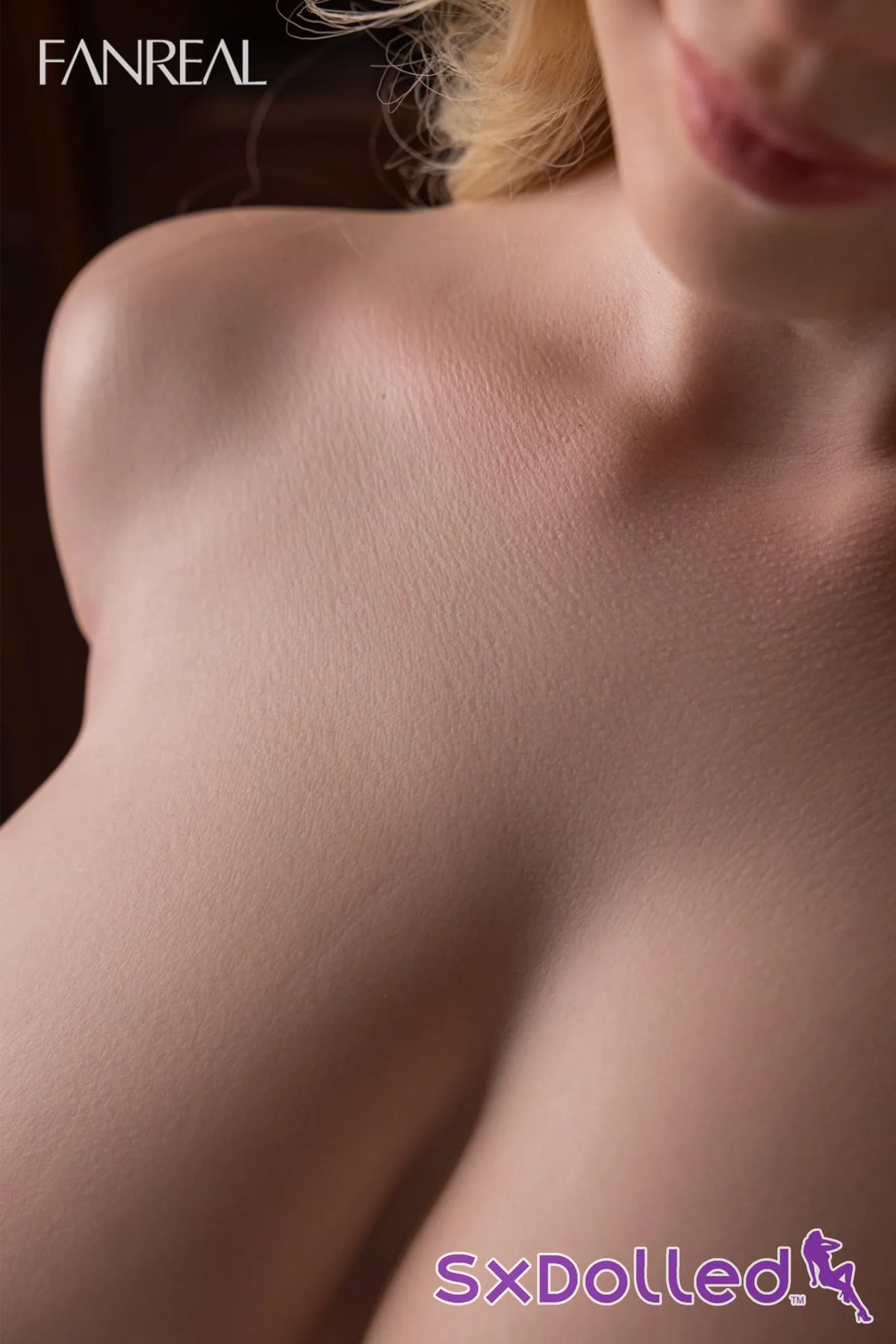 Maria N (F-Cup) (108cm) | Blonde Curvy Sex Doll Torso | Fanreal - F-Cup / 108cm / Blonde - Sex Torso