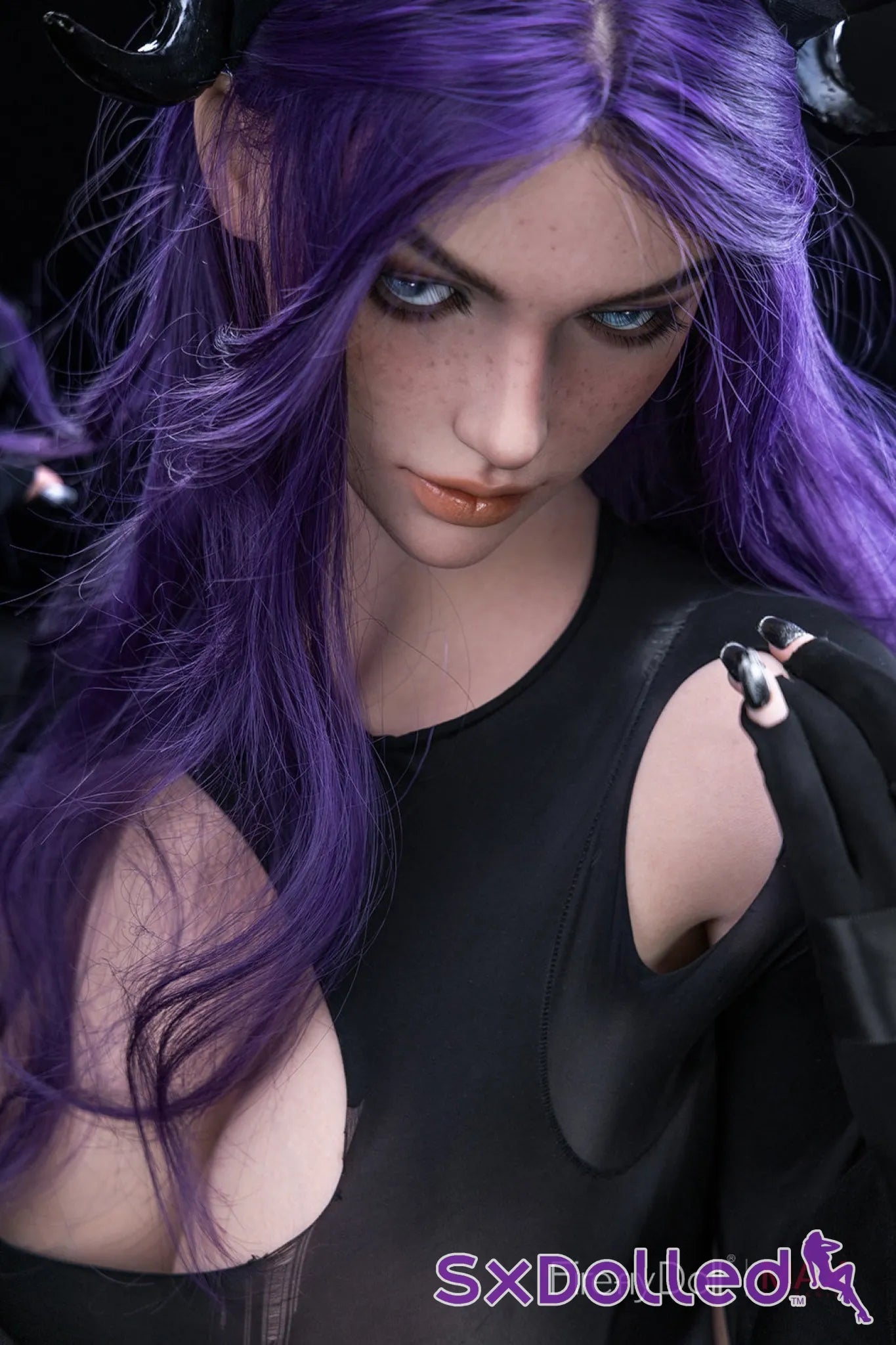 Mary H (I-Cup) (164cm) | Moonlit Succubus Sex Doll | Firefly Diary | MAX Series - I-Cup / 164cm / Purple - Sex Doll