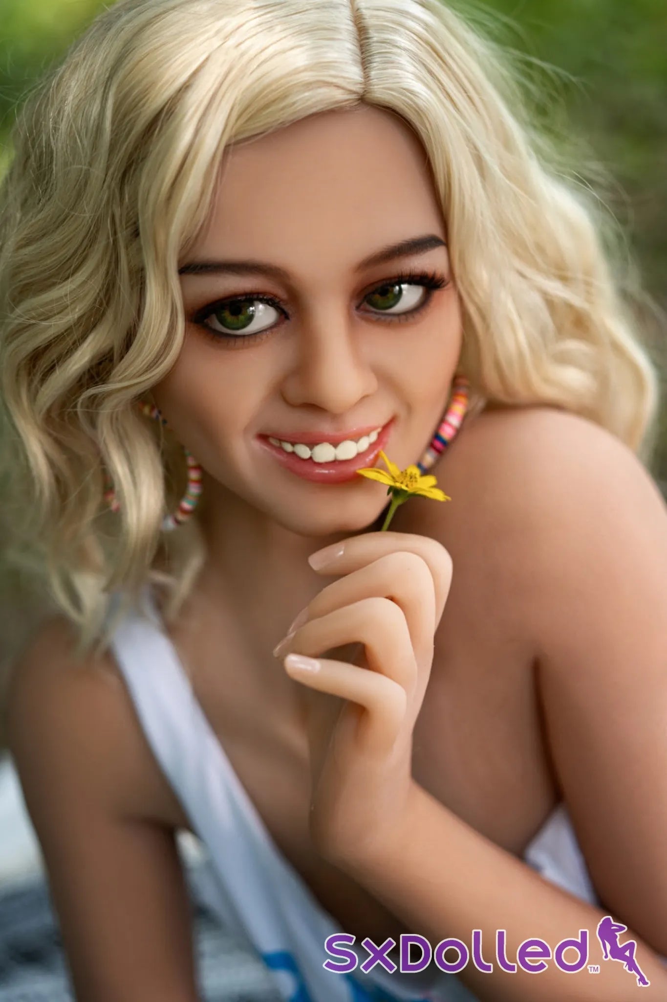 Mavis A (A-Cup) (170cm) | Blonde Huge Smile Sex Doll | HR Doll - A-Cup / 170cm / Blonde - Sex Doll