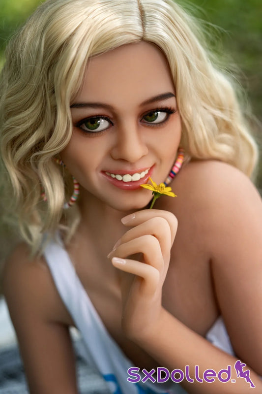 Mavis A (A-Cup) (170cm) | Blonde Huge Smile Sex Doll | HR Doll - A-Cup / 170cm / Blonde - Sex Doll
