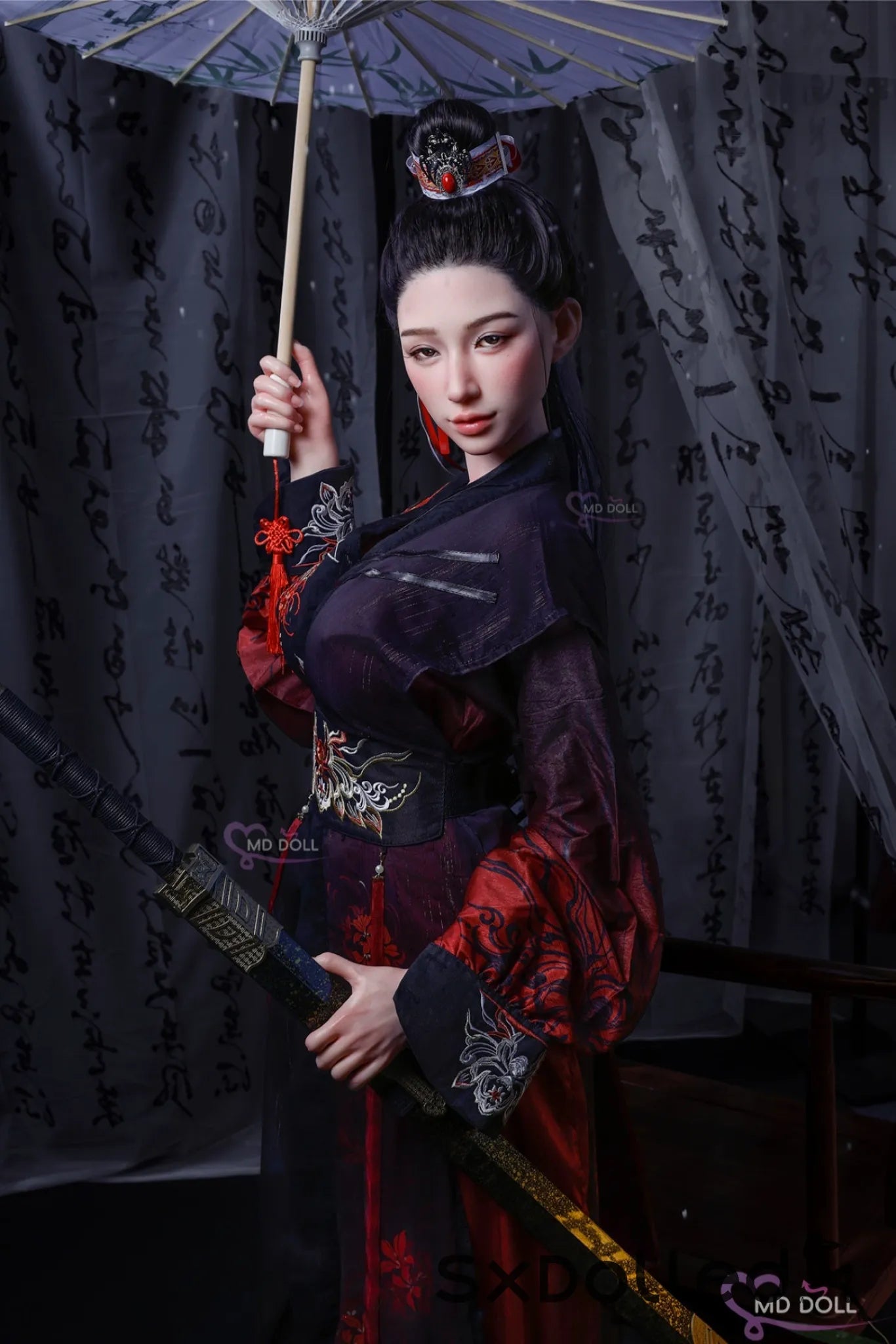 May A (F-Cup) (166cm) | Traditional Asian Sex Doll | MD Doll F-Cup / 166cm / Black Sex Doll