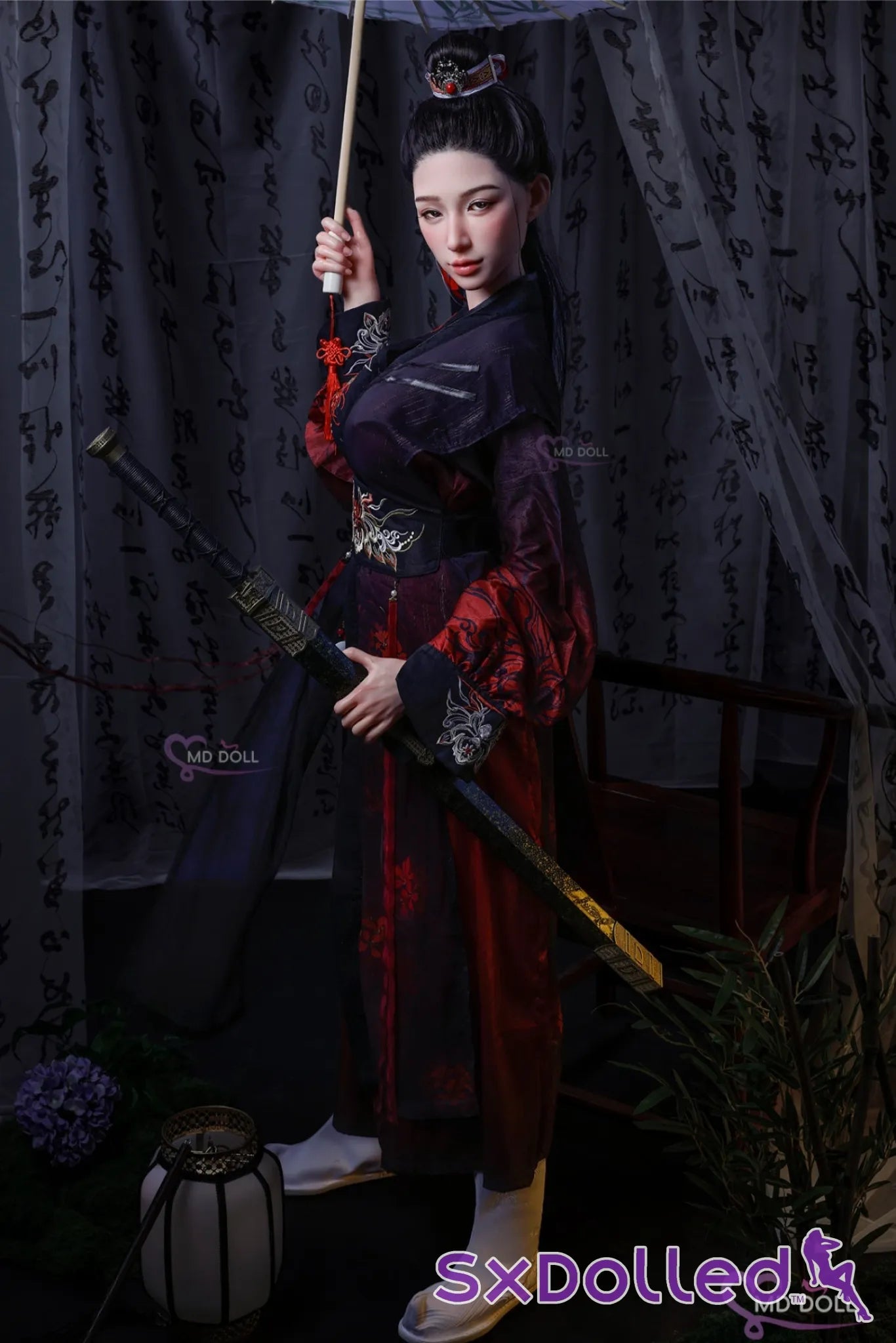 May A (F-Cup) (166cm) | Traditional Asian Sex Doll | MD Doll F-Cup / 166cm / Black Sex Doll