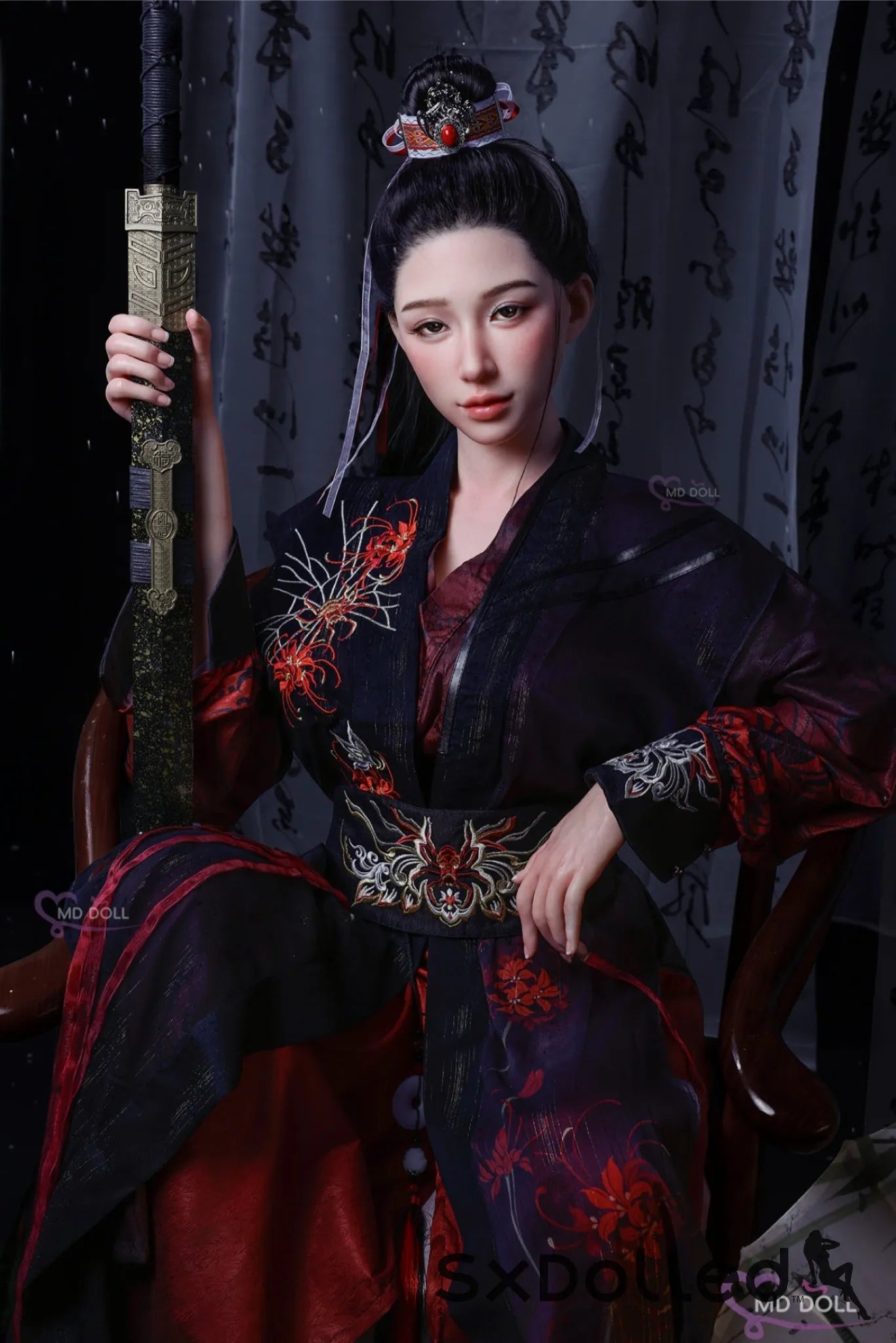 May A (F-Cup) (166cm) | Traditional Asian Sex Doll | MD Doll F-Cup / 166cm / Black Sex Doll