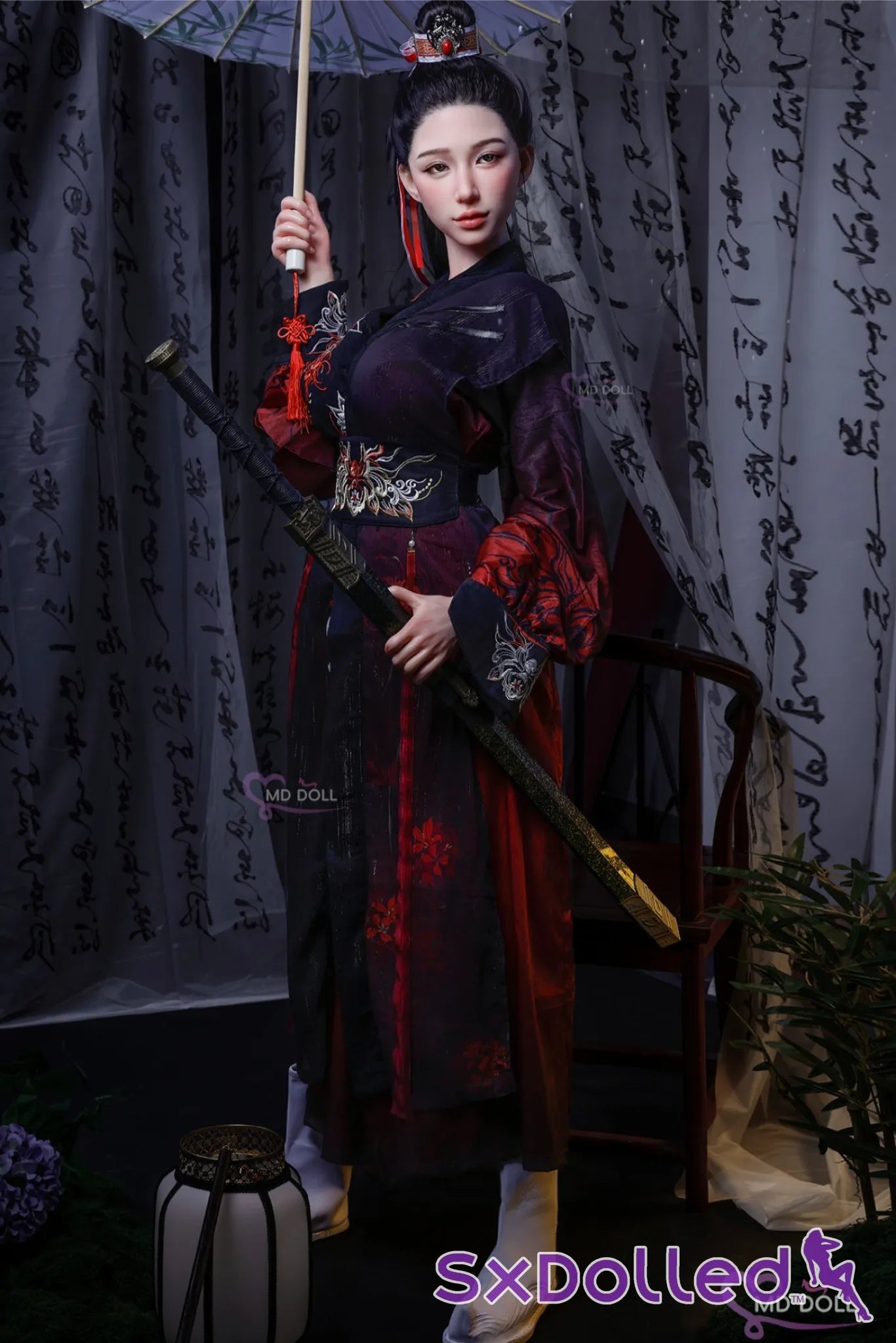 May A (F-Cup) (166cm) | Traditional Asian Sex Doll | MD Doll F-Cup / 166cm / Black Sex Doll