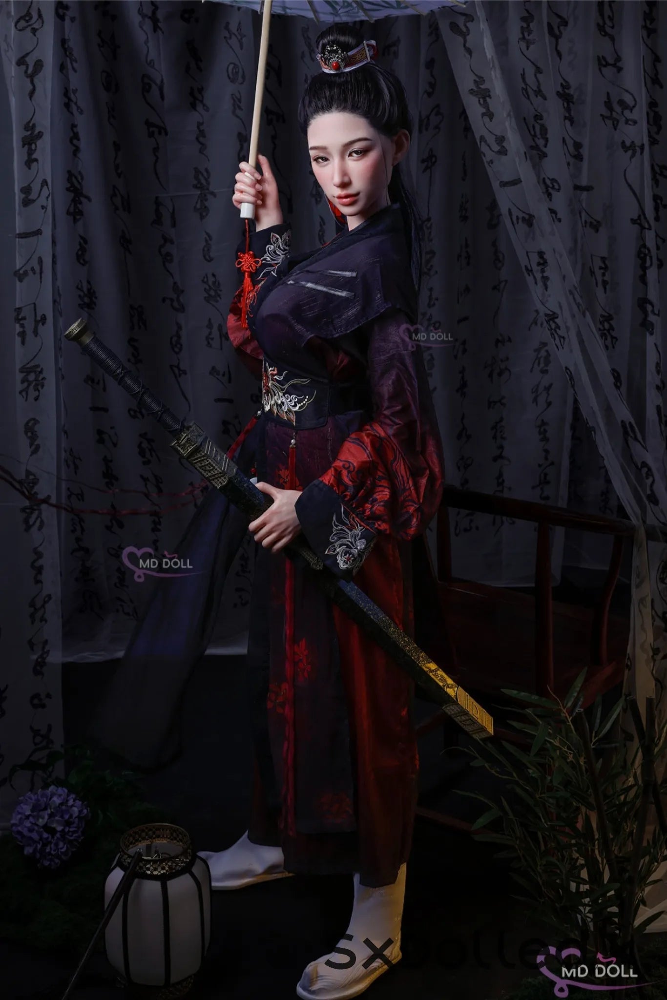 May A (F-Cup) (166cm) | Traditional Asian Sex Doll | MD Doll F-Cup / 166cm / Black Sex Doll