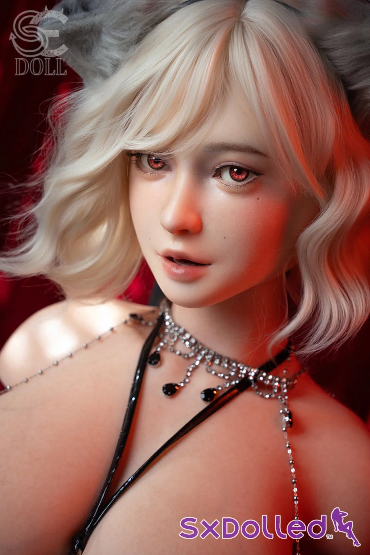 Maya D (J-Cup) (110cm) | Playful Catgirl Beauty Sex Doll | SE Doll - J-Cup / 110cm / Blonde - Sex Torso