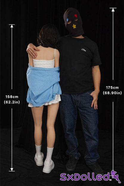 Mayu A (E-Cup) (158cm) | Heavenly Perky Asian Sex Doll | Climax Doll E-Cup / 158cm / Brunette Sex Doll