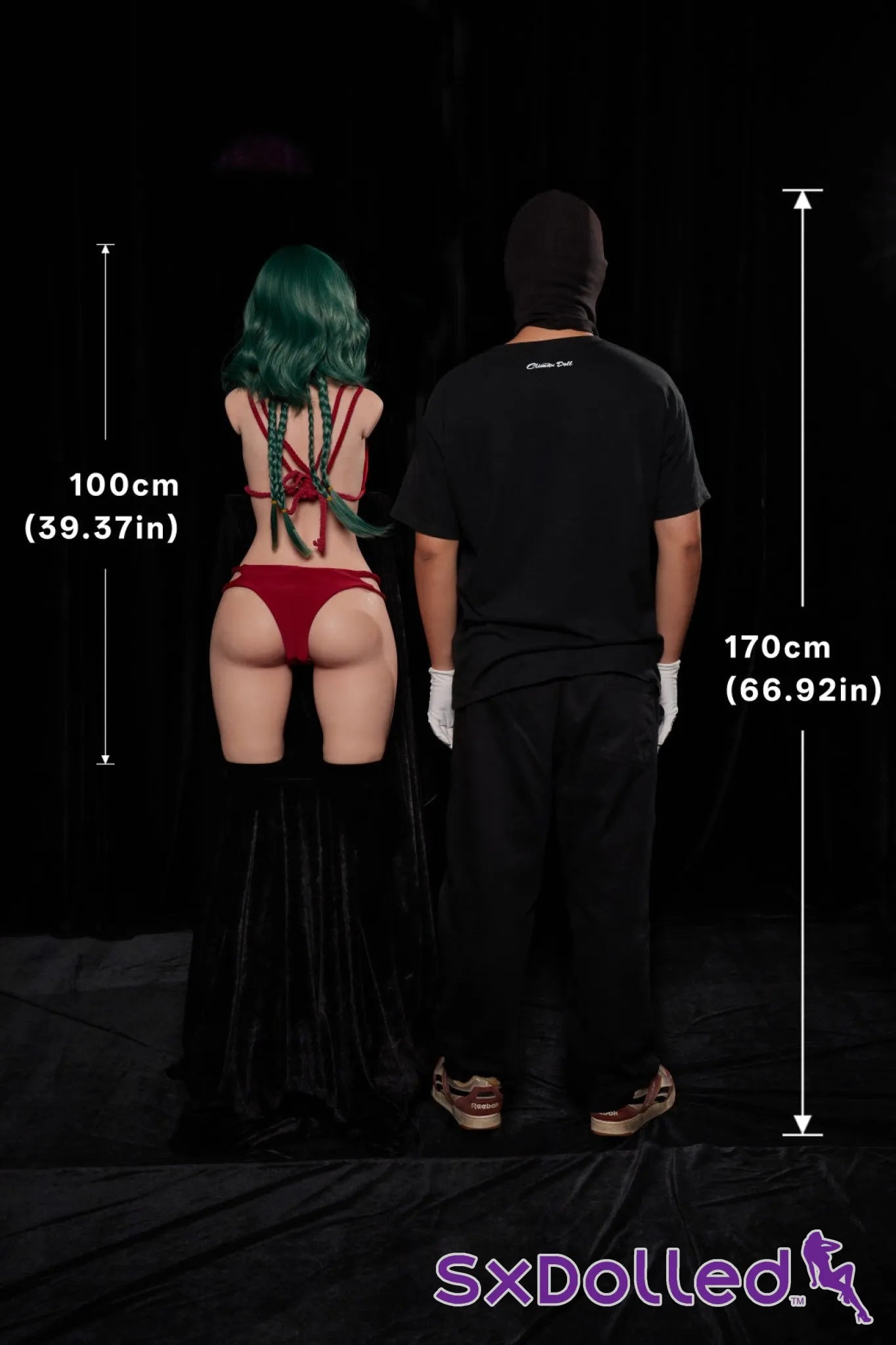 Mayu B (A-Cup) (100cm) | Green Haired Sex Doll Torso | Climax Doll - A-Cup / 100cm / Green - Sex Torso