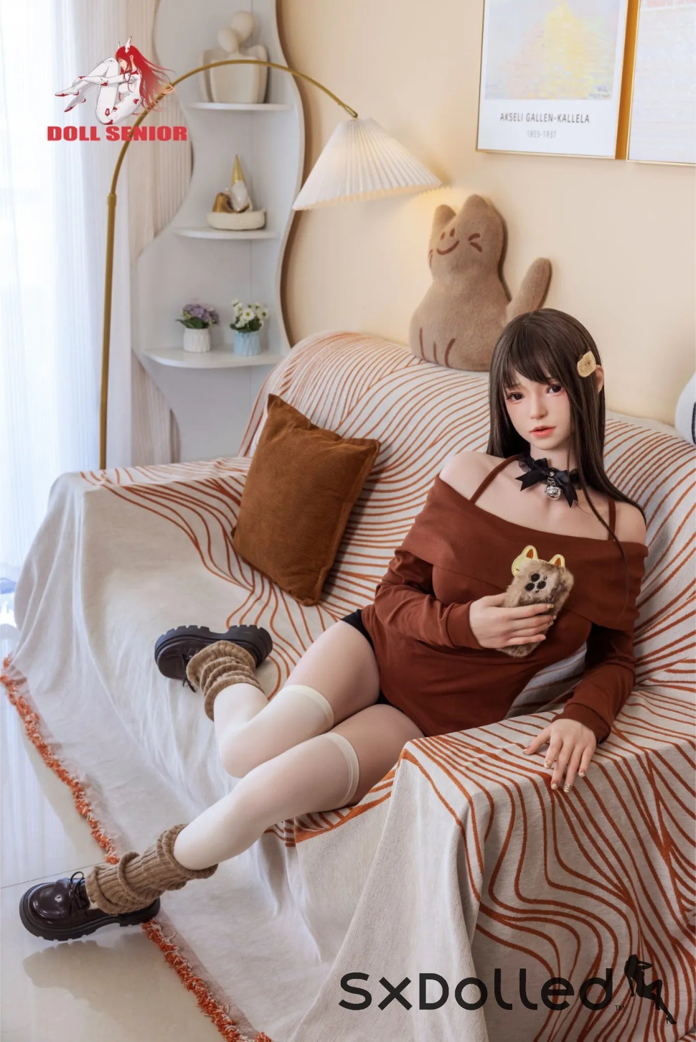 Mei Xiao (E-Cup) (163cm) | Brunette Asian Kitty Sex Doll | Doll Senior E-Cup / 163cm / Brunette Sex Doll