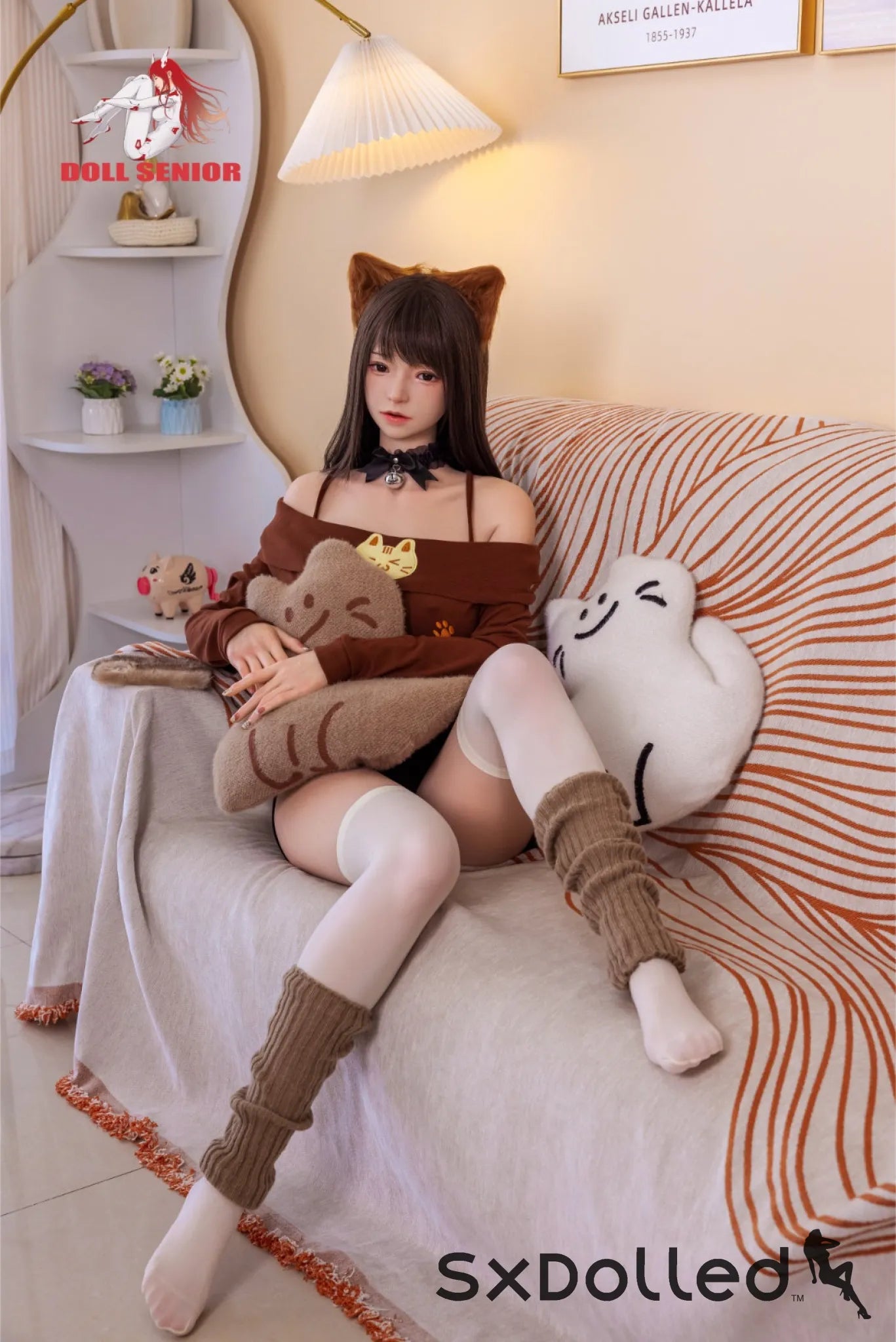 Mei Xiao (E-Cup) (163cm) | Brunette Asian Kitty Sex Doll | Doll Senior E-Cup / 163cm / Brunette Sex Doll