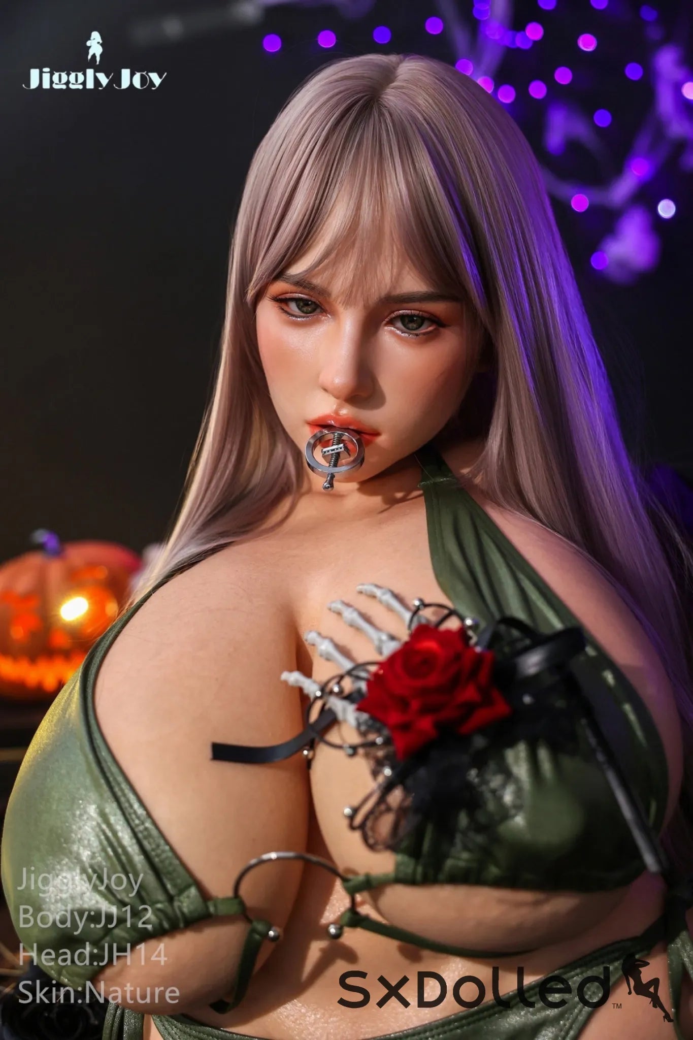 Melania A (R-Cup) (71cm) | Huge Boobs Sex Doll Torso | JigglyJoy R-Cup / 71cm / Grey Sex Torso