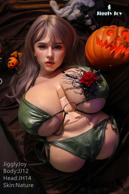 Melania A (R-Cup) (71cm) | Huge Boobs Sex Doll Torso | JigglyJoy R-Cup / 71cm / Grey Sex Torso