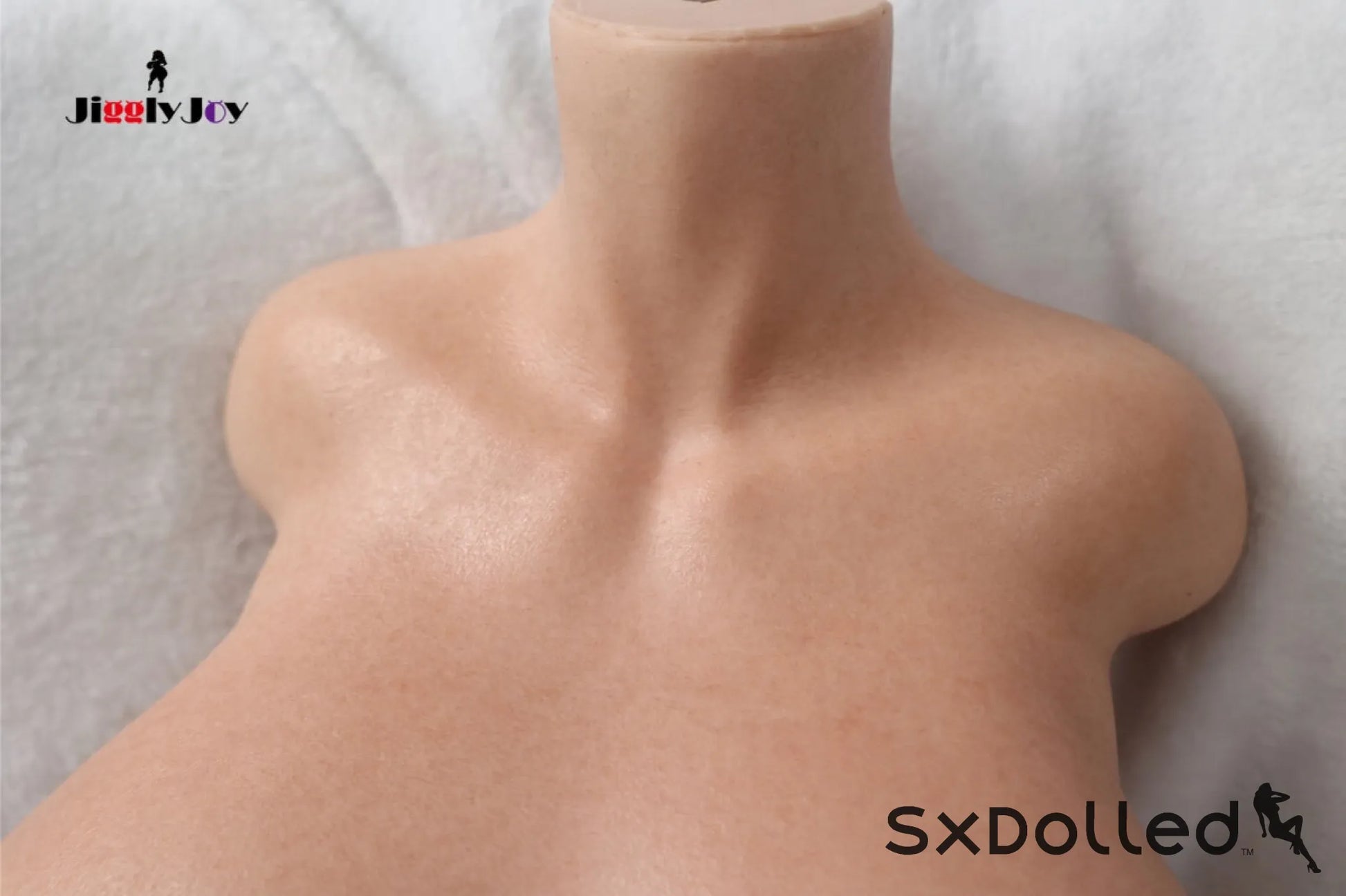 Melania A (R-Cup) (71cm) | Huge Boobs Sex Doll Torso | JigglyJoy R-Cup / 71cm / Grey Sex Torso