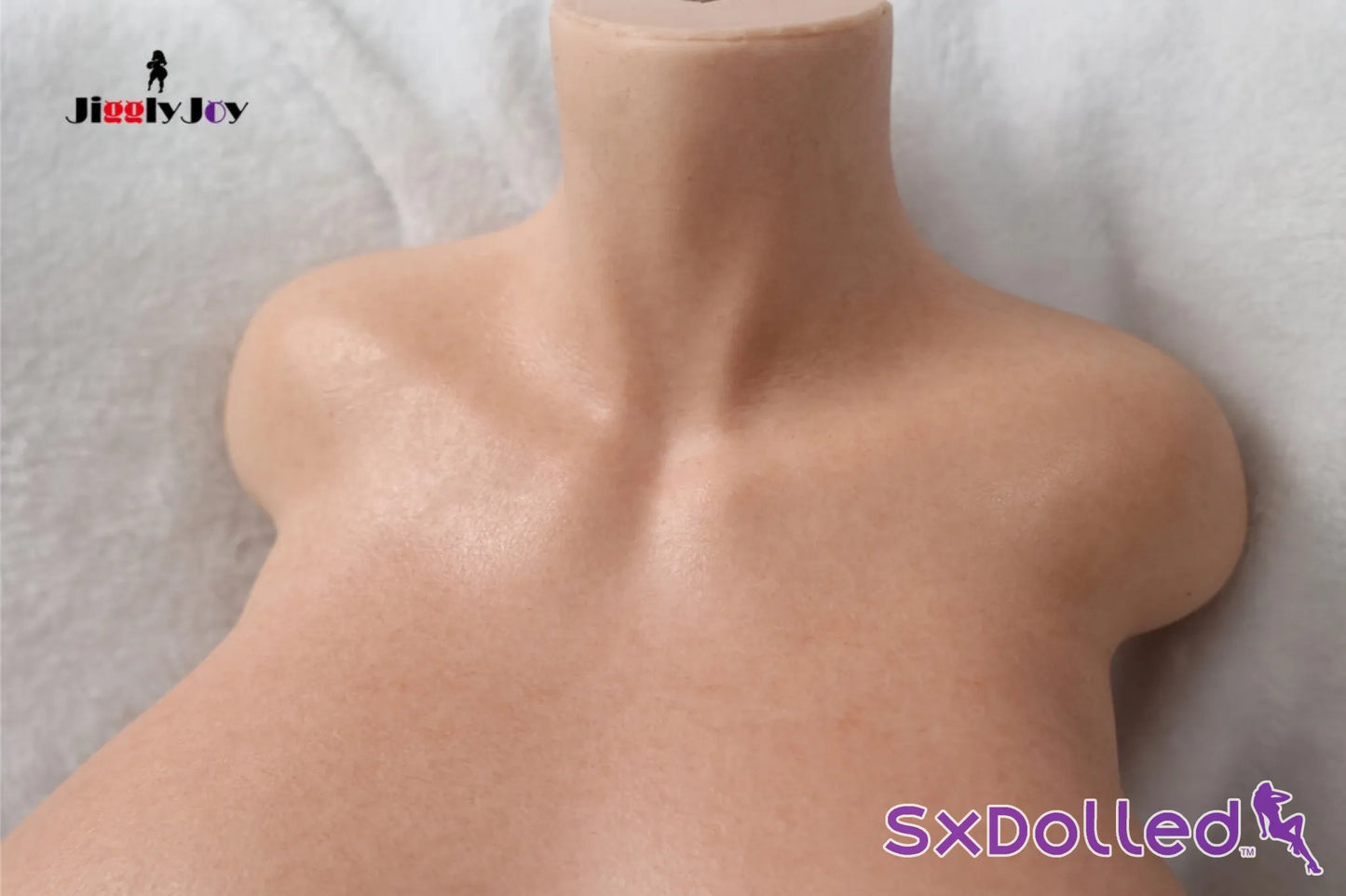 Melania A (R-Cup) (71cm) | Huge Boobs Sex Doll Torso | JigglyJoy R-Cup / 71cm / Grey Sex Torso