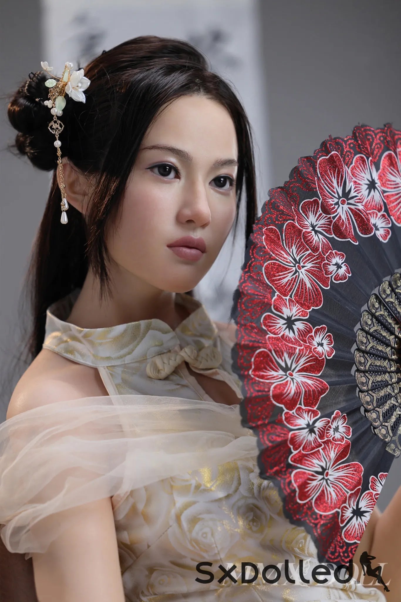 MengFei (E-Cup) (153cm) | Traditional Chinese Sex Doll | MMX Doll E-Cup / 153cm / Black Sex Doll