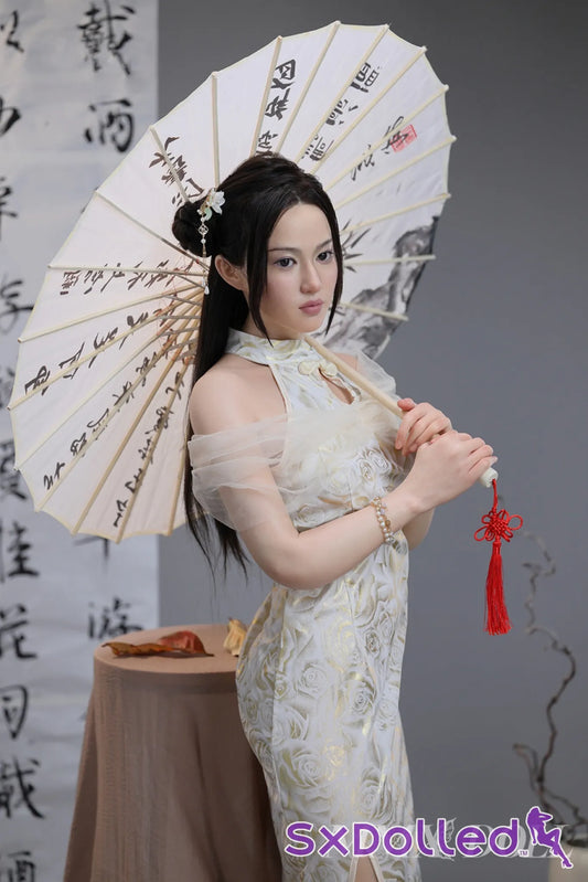 MengFei (E-Cup) (153cm) | Traditional Chinese Sex Doll | MMX Doll E-Cup / 153cm / Black Sex Doll