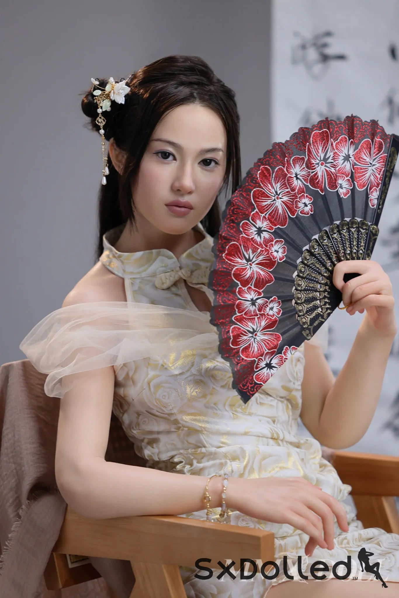 MengFei (E-Cup) (153cm) | Traditional Chinese Sex Doll | MMX Doll E-Cup / 153cm / Black Sex Doll