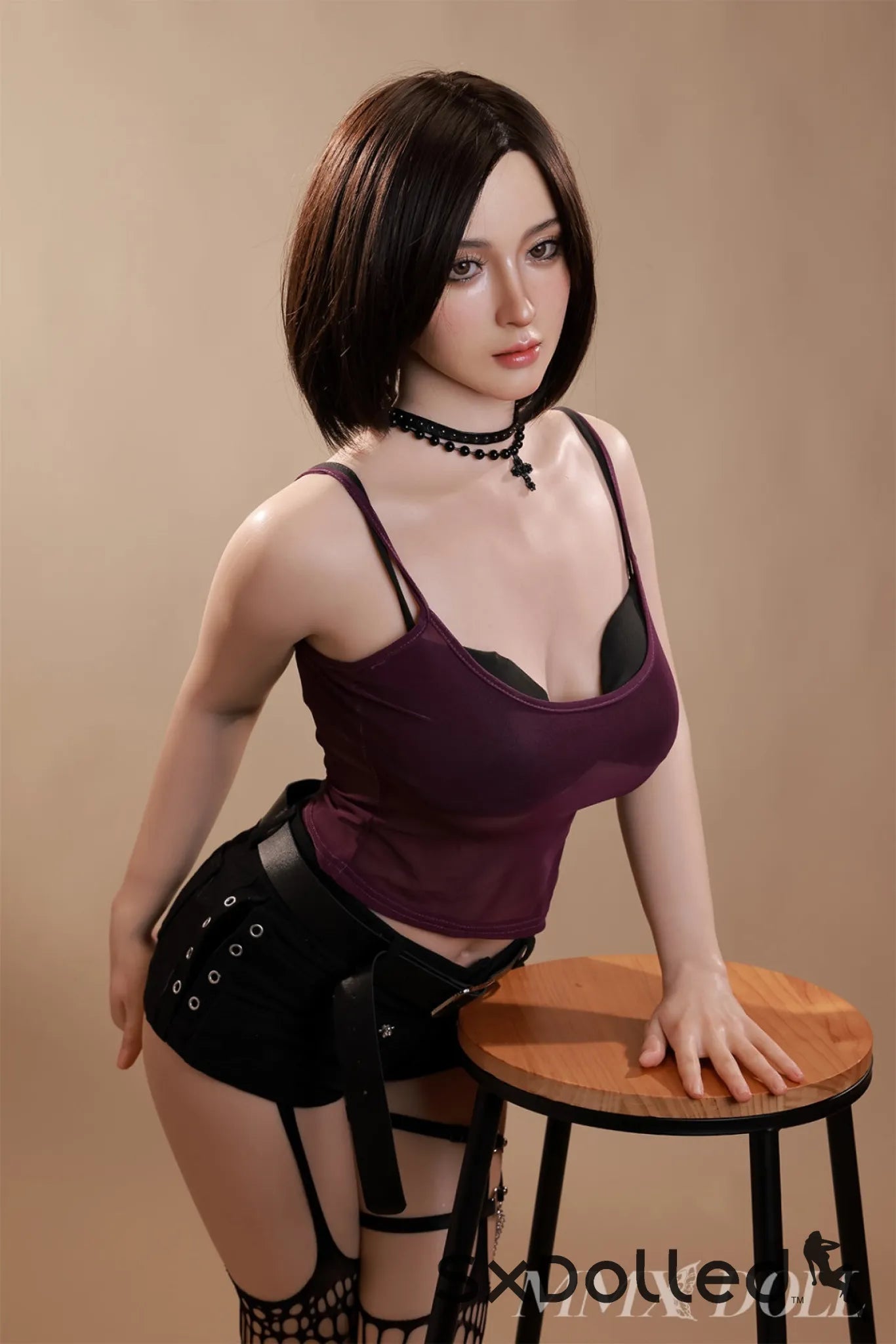 MengQi A (G-Cup) (165cm) | Short Hair Brunette Sex Doll | MMX Doll G-Cup / 165cm / Brunette Sex Doll