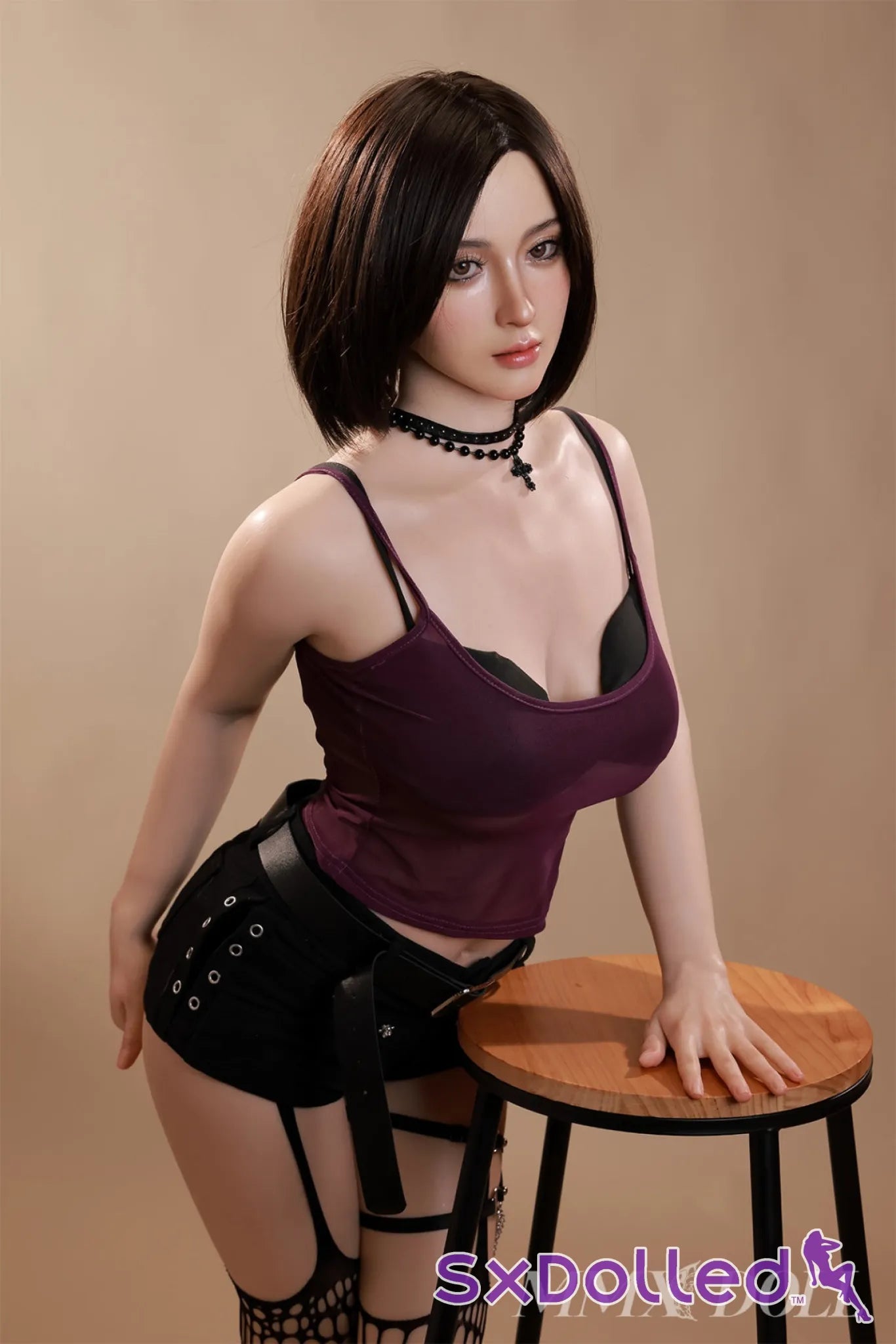 MengQi A (G-Cup) (165cm) | Short Hair Brunette Sex Doll | MMX Doll G-Cup / 165cm / Brunette Sex Doll