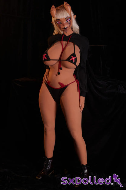 Meru (L-Cup) (160cm) | Tongue Out Interested Sex Doll | Climax Doll L-Cup / 160cm / Blonde Sex Doll