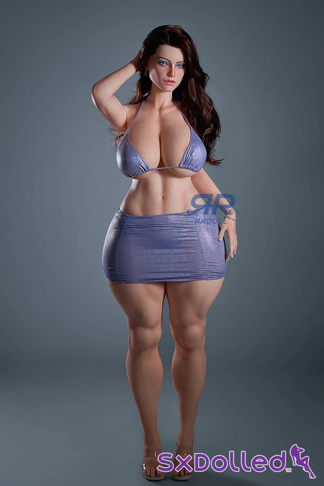 Mia C (K-Cup) (165cm) | Brunette Huge Breasts Sex Doll | HR Doll - K-Cup / 165cm / Brunette - Sex Doll