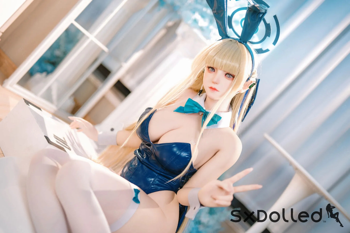 Michiko (K-Cup) (155cm) | Sex Doll K-Cup / 155cm / Blonde Sex Doll