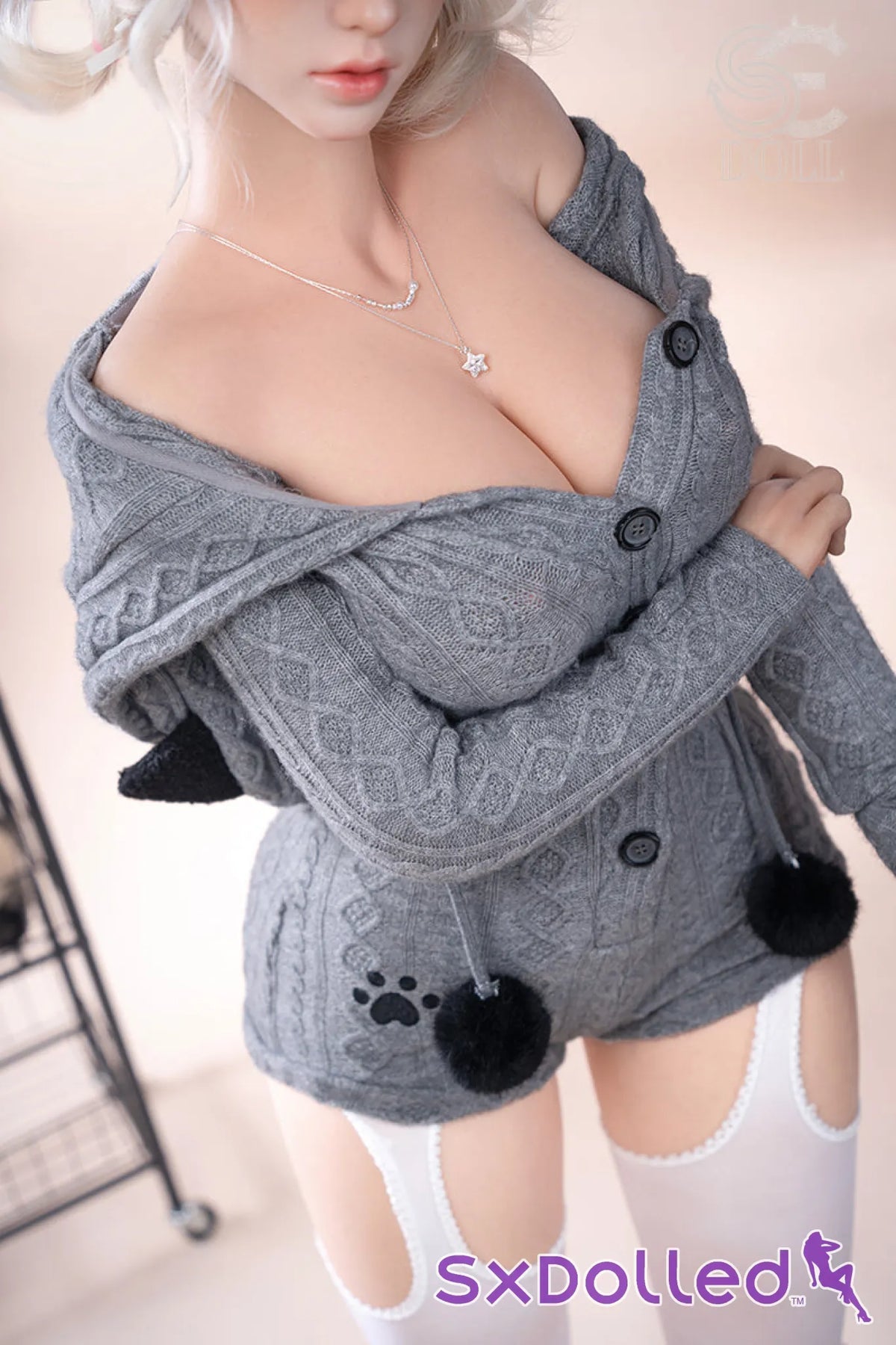 Miki.B A (C-Cup) (161cm) | Chic Glasses Beauty Sex Doll | SE Doll - C-Cup / 161cm / Blonde - Sex Doll