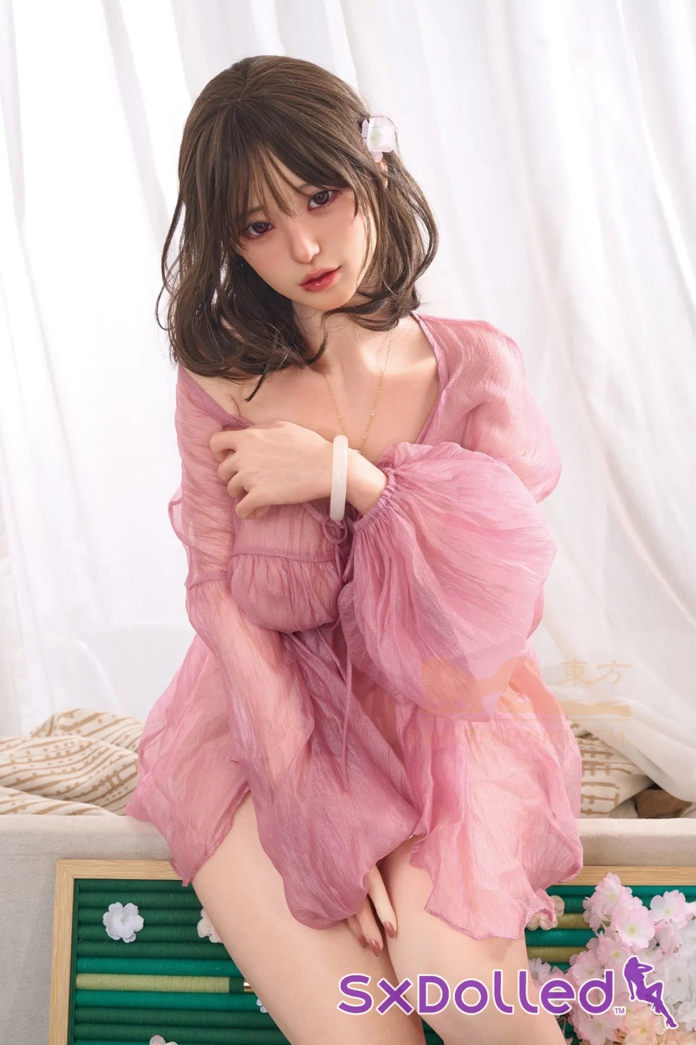 Miku A (E-Cup) (153cm) | Asian Curvy Thick Sex Doll | Irontech Doll E-Cup / 153cm / Brunette Sex Doll